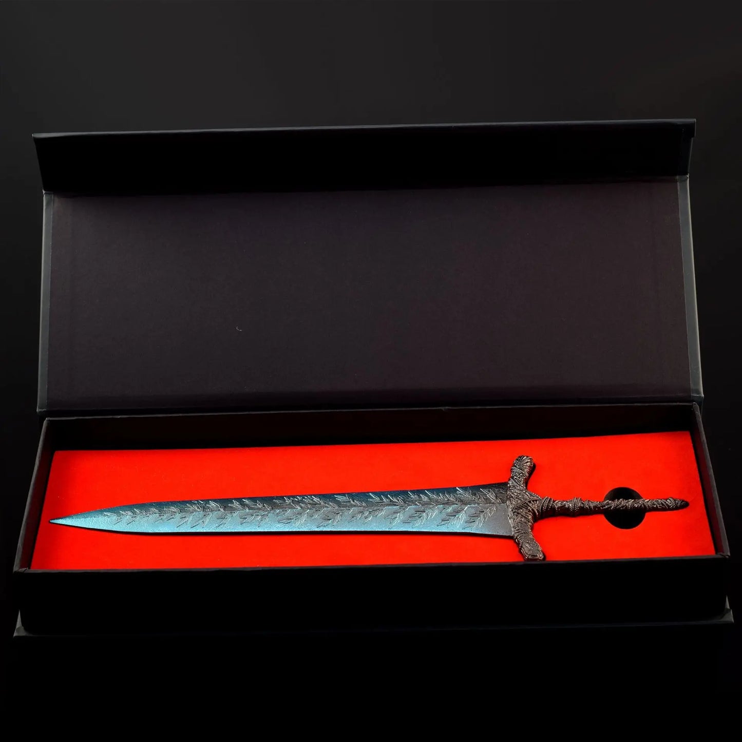 30cm Dark Moon Greatsword Gifts Box Weapon Model All Metal Crafts Ornaments Gifts Collections Eldenn Game Peripherals