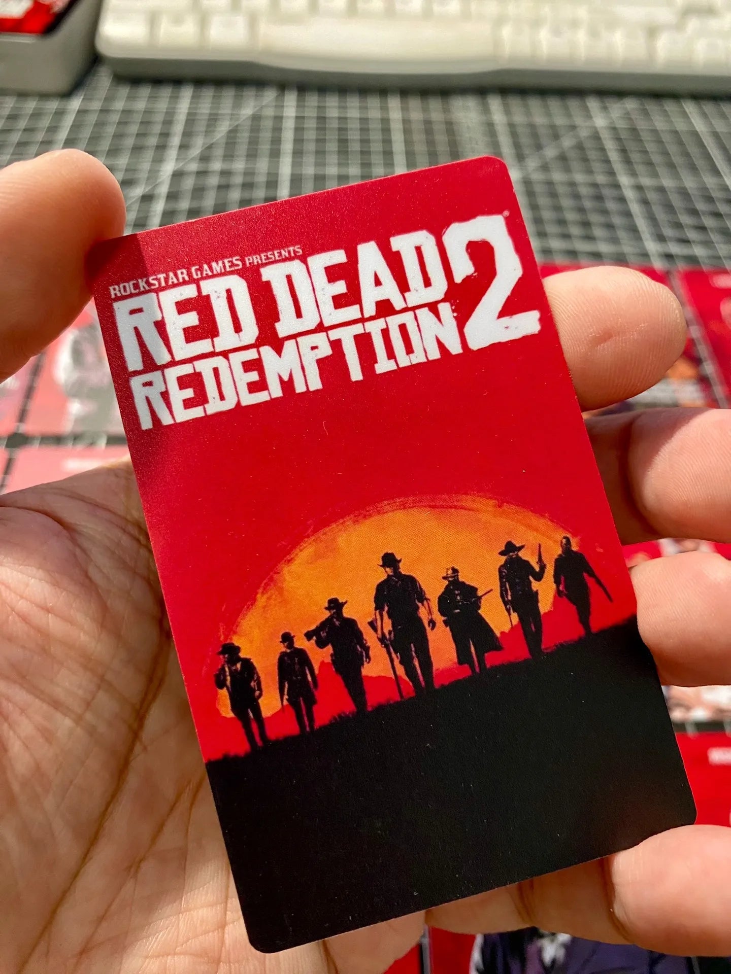 Red Dead Redemption 24-Card Game Collectible Character Cards Featuring Arthur Morgan & John Marston - Van De Lindegang Theme