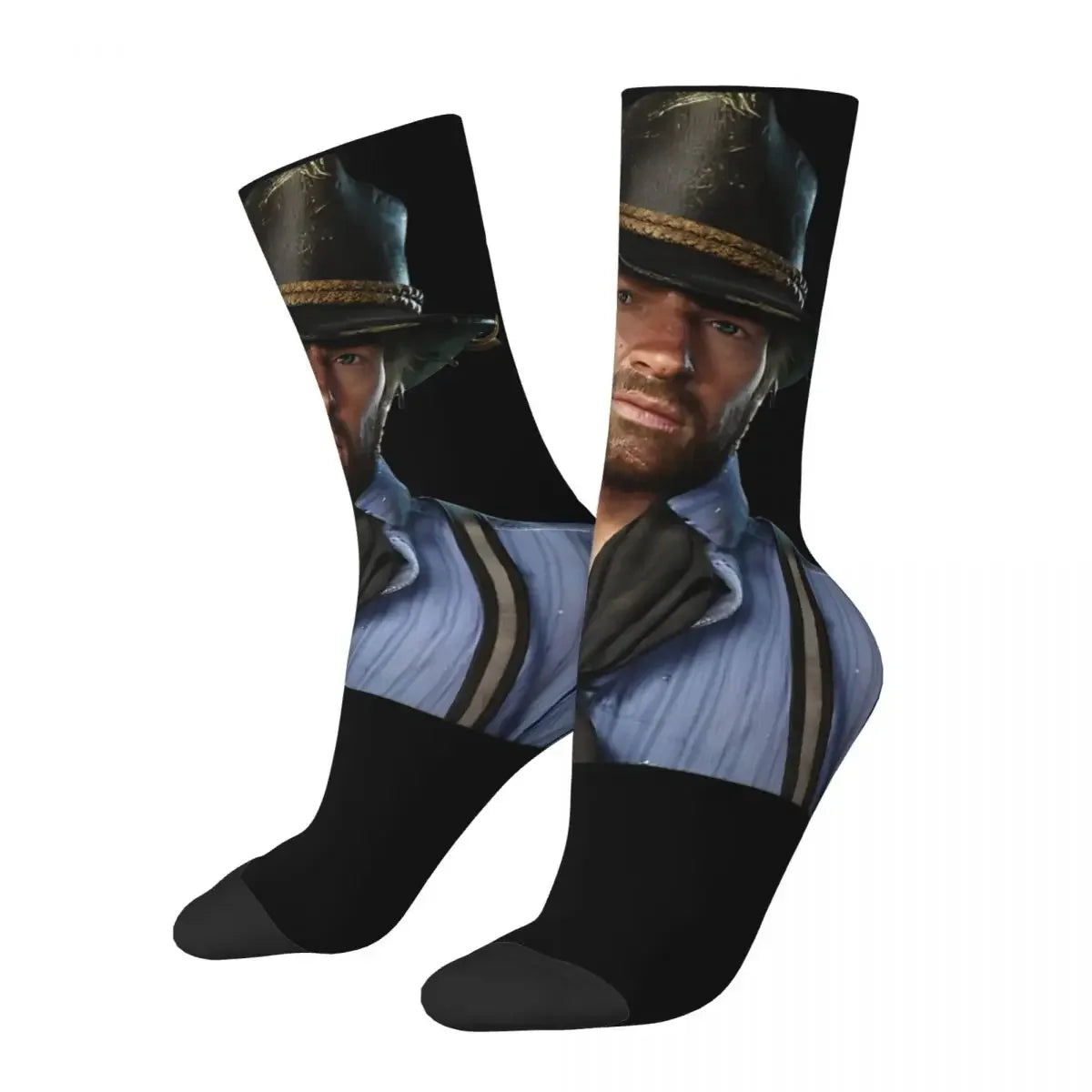 Cozy Female Socks Vintage Arthur Morgan Cowboy Merch Warm Game Sport Socks All Season