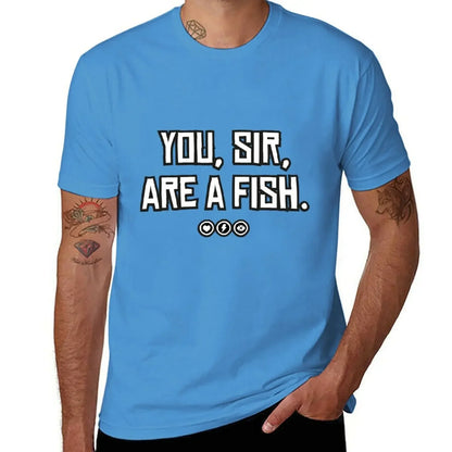 You, sir, are a fish | Red Dead Redemptioonn 2 Inspired Design T-Shirt plain shirts graphic tees mens t shirts casual stylish