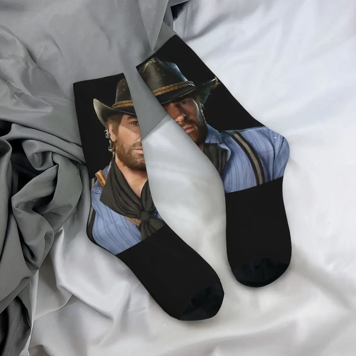 Cozy Female Socks Vintage Arthur Morgan Cowboy Merch Warm Game Sport Socks All Season