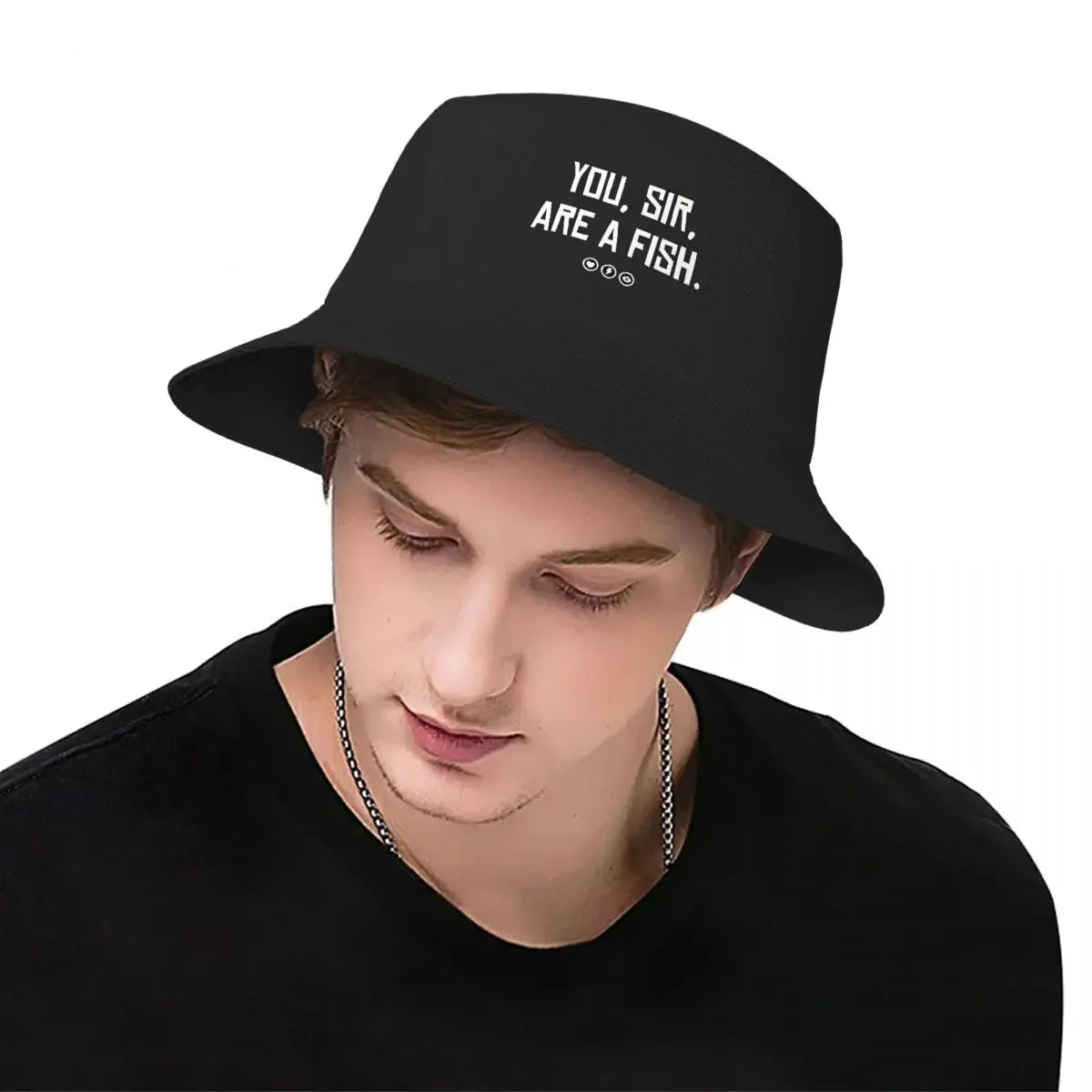 New You, sir, are a fish | Red Dead Redeemmption 2 Inspired Design Bucket Hat birthday Horse Hat Trucker Cap black Hat Women Men