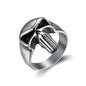 Punk Punisher Rings Men Women Fashion 316L Stainless Steel Skull Biker Ring Hip Hop Unique for Man Boy Jewelry Gift Size 7-15