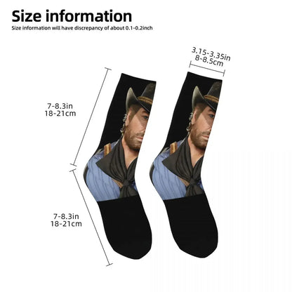 Cozy Female Socks Vintage Arthur Morgan Cowboy Merch Warm Game Sport Socks All Season