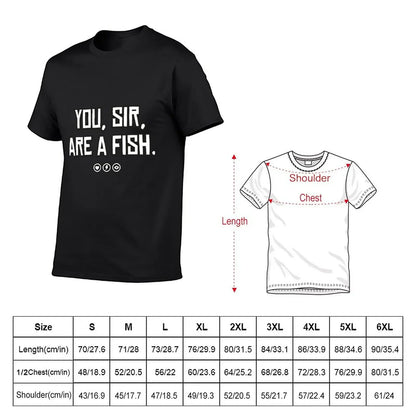 You, sir, are a fish | Red Dead Redemptioonn 2 Inspired Design T-Shirt plain shirts graphic tees mens t shirts casual stylish