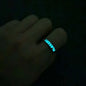 Luminous Ring for Couple Creative Glowing In The Dark Player 1 Player 2 Matching Gaming Ring for Women Men Valentine's Day Gift