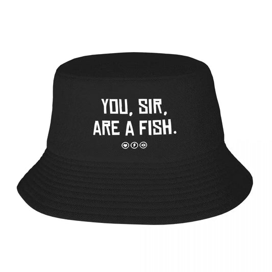 New You, sir, are a fish | Red Dead Redeemmption 2 Inspired Design Bucket Hat birthday Horse Hat Trucker Cap black Hat Women Men