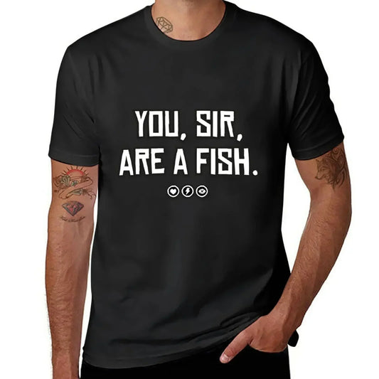 You, sir, are a fish | Red Dead Redemptioonn 2 Inspired Design T-Shirt plain shirts graphic tees mens t shirts casual stylish