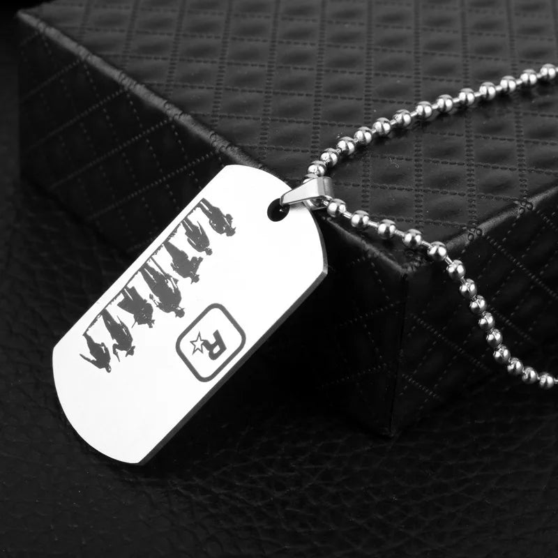 Red Dead Redemption Tag Necklace