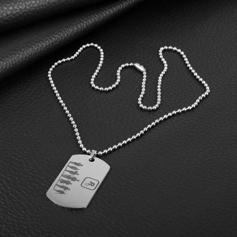 Red Dead Redemption Tag Necklace